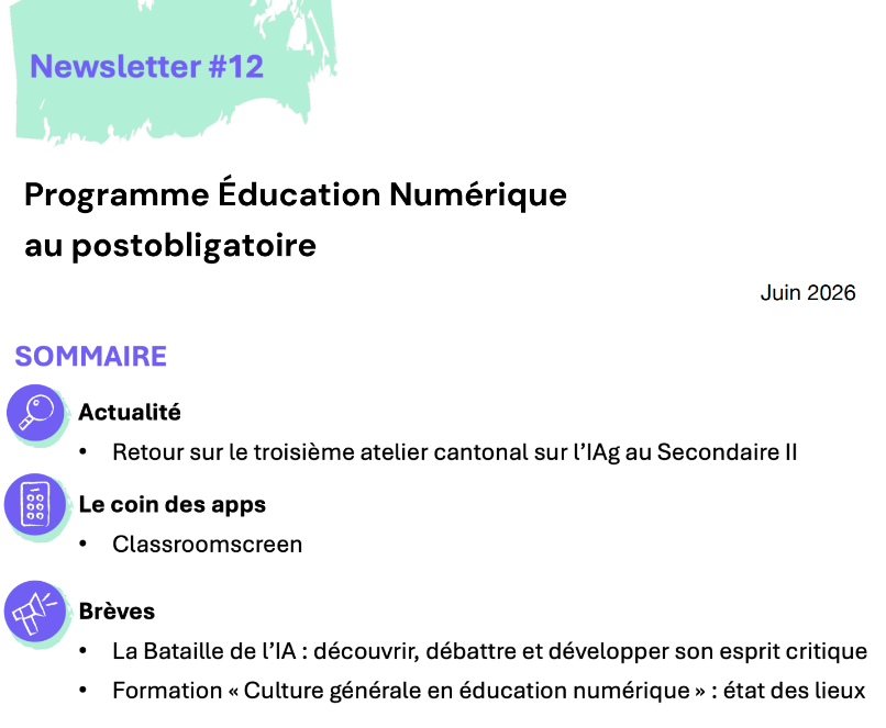 Newsletter #12